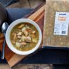 fish chowder with trout and salmon